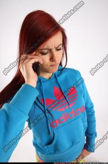 Nina Calling Cellphone